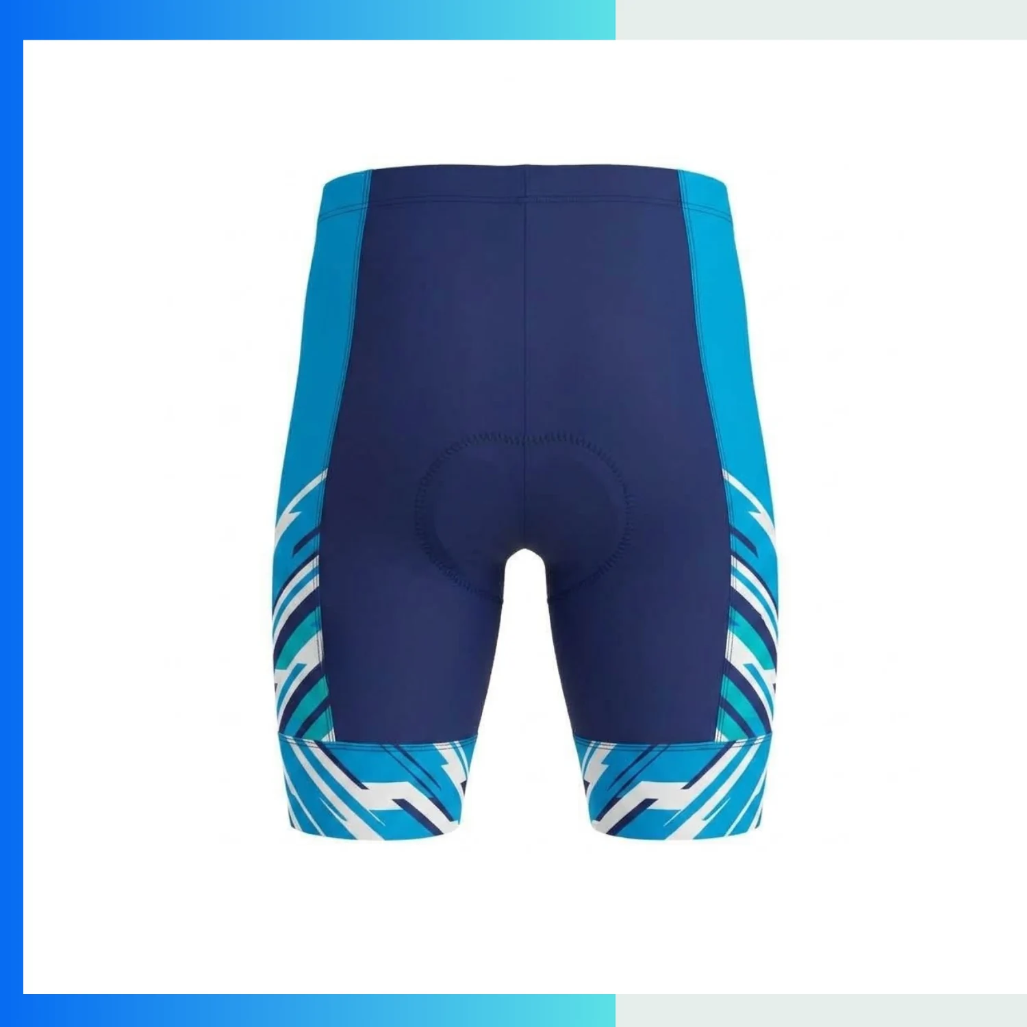 Custom Sublimation Cycling Non-Bib Shorts – Pro Compression Lycra & Tricot Racing Shorts - Image 2