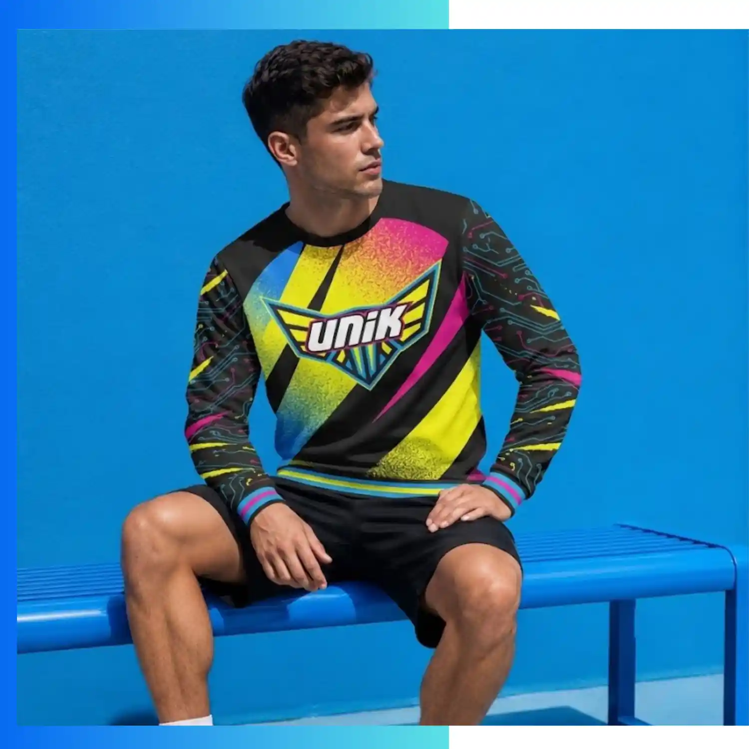 220G Ultra Light Fleece Crew Sweatshirt | Custom Sublimation Unisex & Kids Lightweight Performance Pullover - Image 3