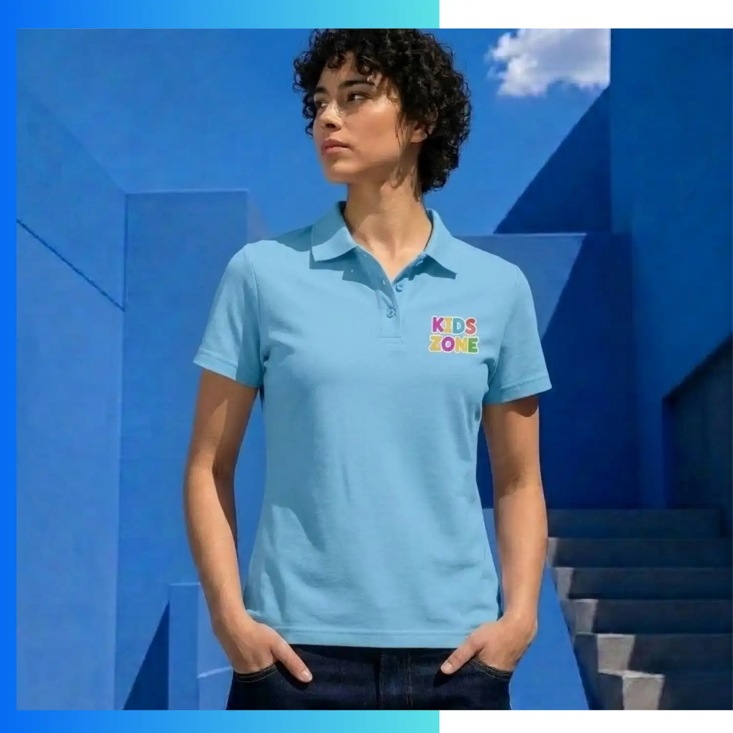 Custom Economy Mesh Sublimation Polo Shirt – Unisex & Kids Performance Team Polo - Image 3