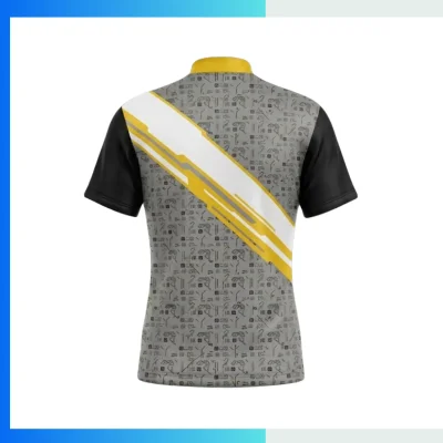Alternative view of Custom 250G Looped Terry Quarter-Zip Pullover | Full Sublimation Team Warm-Up Top