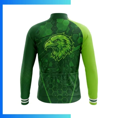 Alternative view of Unisex & Women's Full Sublimation Quarter Zip Pullover | 150G Pinhole Performance Mesh