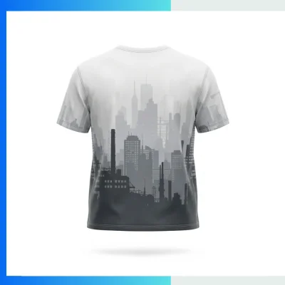 Alternative view of Custom 160GSM Brushed Milk Silk Sublimation T-Shirt – Unisex Promotional Performance Tee