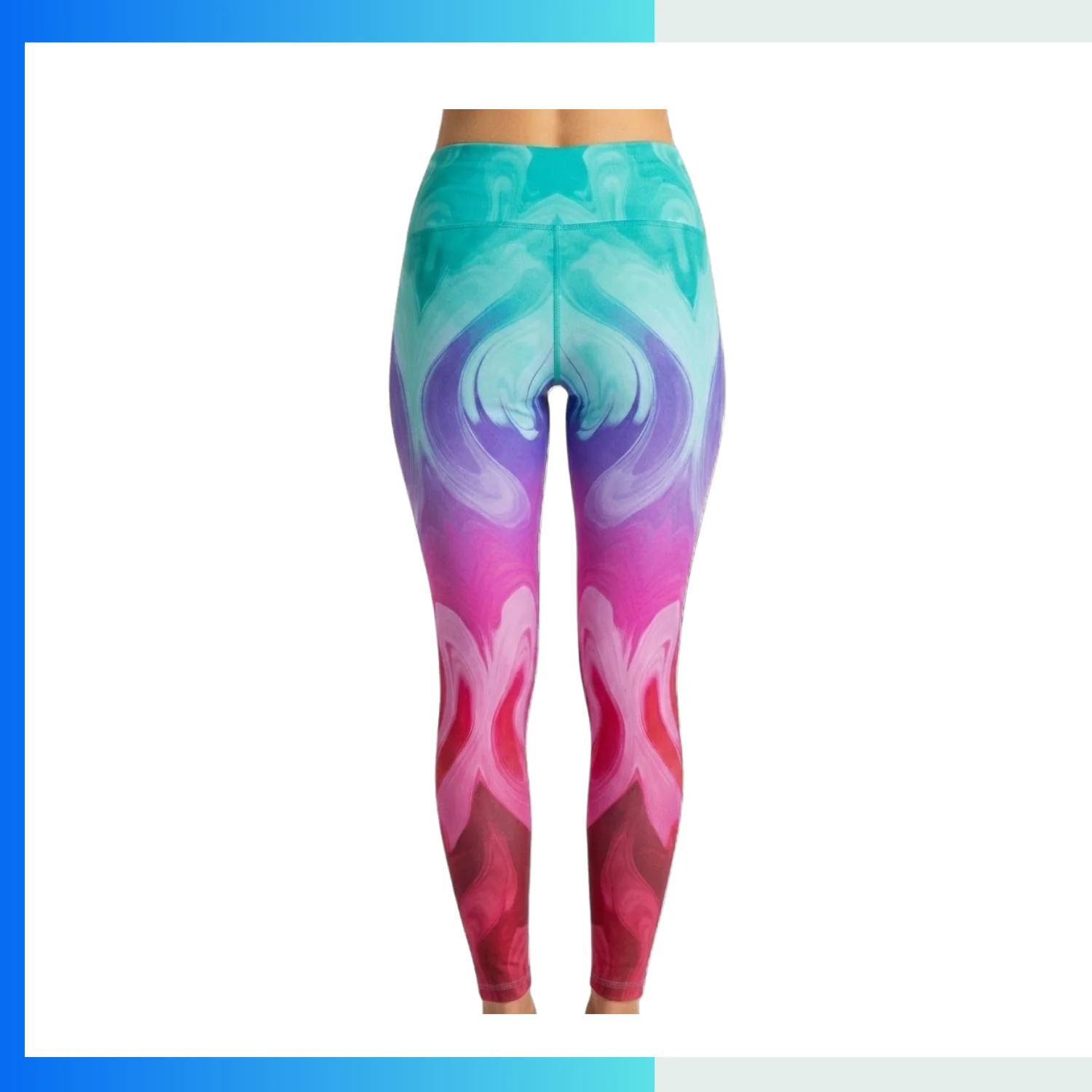 Economy Full Sublimation Leggings – Custom Team Compression Pants - Image 2