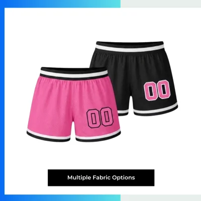 Women’s Reversible Basketball Shorts with 7 Performance Fabric Options