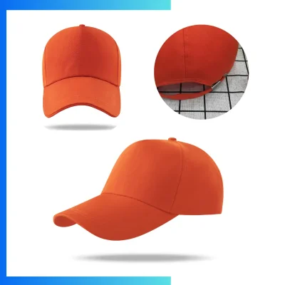 Canvas Structured 5-Panel Cap β Custom Embroidery & Patch Logo Adjustable Cap