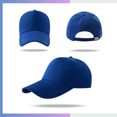 100% polyester canvas structured 5-panel cap 10cm pre-curved visor adjustable double buckle closure