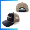 Taslon & Mesh 5-Panel Halfmoon Structured Cap – Custom Embroidery & Premium Patch Snapback Cap