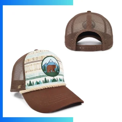 Premium 5-Panel High Density Foam Cap – Custom Embroidery & Patch Snapback Cap