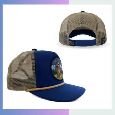180gsm milk silk hyper cool unstructured 5-panel cap mesh back halfmoon buckram plastic snapback
