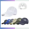 Full mesh snapback cap structured 6-panel 150gsm hard mesh plastic snap closure