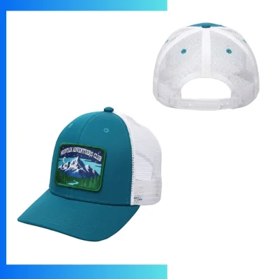 Premium 6-Panel Structured Low Profile Mesh Cotton Cap – Custom Embroidery & Patch Logo Hat