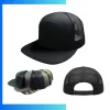 Premium 7-Panel Mesh Back Trucker Cap – Custom Cotton Twill Snapback Streetwear Hat