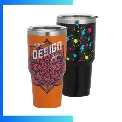 30oz Stainless Steel Tumbler β Custom Laser Engraved / UV Print Insulated Travel Mug