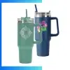 40oz Stainless Steel Tumbler – Extra Large Custom Laser Engraved / UV Print Insulated Travel Mug