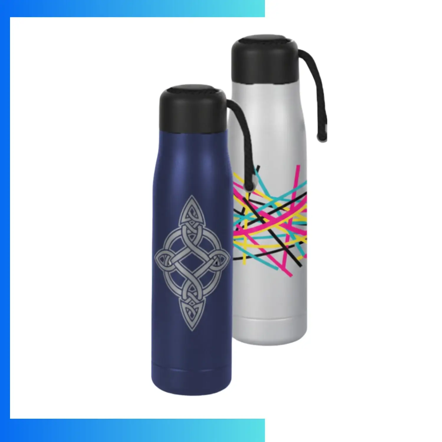 17oz Stainless Steel Tumbler – Custom Laser Engraved / UV Print Compact Insulated Travel Mug
