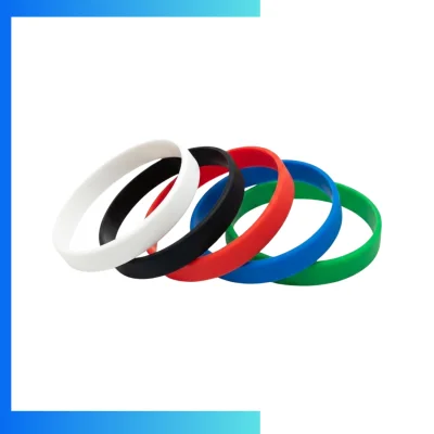 Solid Color Silicone Wristbands (Blank Custom Event & Promotional Wristbands – 1/2", 3/4", 1")