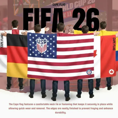 2026 FIFA World Cup national team hand waving flag, handheld mini flag with plastic pole for soccer fans