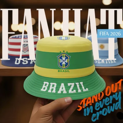 58CM adjustable classic polyester fan hat breathable embroidery screen print sublimation custom sports cap