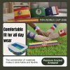 6.5x35CM crochet woven armband 45% polyester 50% rubber 5% nylon stretch breathable sports captain armband