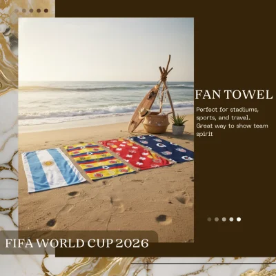 Custom Fan Towel 30×70CM – Bird’s Eye Cloth Sports & Event Towel with Logo Printing