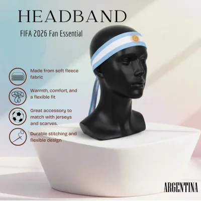 Alternative view of Custom Fleece Headband – 6×106CM Winter Ear Warmer with Logo Printing for Sports & Events