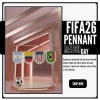 30x50CM large triangular sateen pennant premium fabric sublimation printed sports fan wall decor pennant