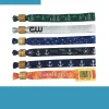 Custom Bamboo Fiber Wristbands with Two-Way Bamboo Buckle – Eco-Friendly Festival & Event Wristbands