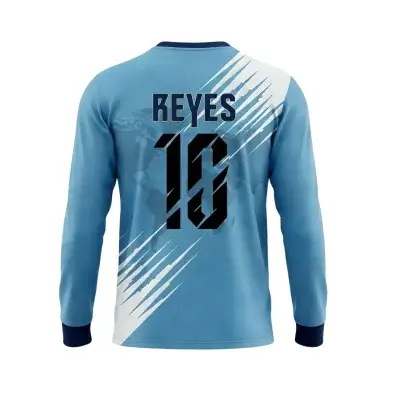 Collection of premium long sleeve soccer jersey fabric swatches showing pinhole mesh, jacquard, butterfly, and woven textures