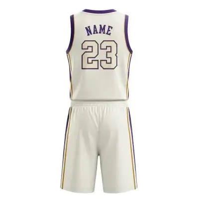 Close-up detail of 160g birdseye mesh textured fabric on custom sublimated v-neck basketball jersey