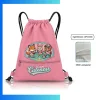Custom 210D Drawstring Bag with Zipper Pocket – Screen Print Promo Bag
