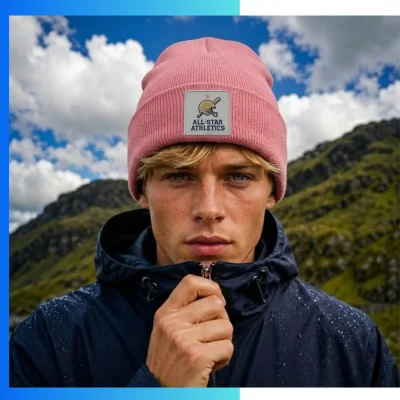 Alternative view of Value Acrylic Cuffed Beanie – Custom Embroidery & Patch Winter Hat | Economy Series for Corporate & Event Promotions
