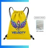 Custom 210D Drawstring Bag with Screen Printing – Gym & Promo Backpack