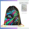 15×18 large sublimation drawstring bag, all-over full print leather reinforced bottom custom promo