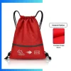 Large Custom Football Fabric Drawstring Bag – 15x18” Full Sublimation Sports Backpack