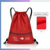 15×18 inch football texture sublimation drawstring bag, full all-over print custom sports promotional bag