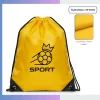 15×18 football texture sublimation drawstring bag, full all-over print custom sports promotional bag