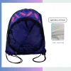 Premium tall 210D drawstring bag custom logo corporate sports giveaway