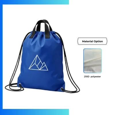 Custom 210D Polyester Joint Drawstring Bag β 13βΓ16β Screen Print Promotional Gym Bag