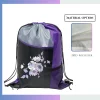 13×17 inch 210D drawstring bag compact width extra tall custom logo