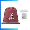 Custom 210D Polyester Joint Drawstring Bag – 14”×17” Screen Print Promotional Backpack