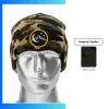 Unisex Camouflage Jacquard Cuffed Beanie – 100% Acrylic Warm Knit Winter Hat with Custom Logo Options