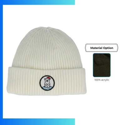 Value Stripe Slouchy Beanie – Custom Embroidery & Patch Winter Hat | 100% Acrylic Economy Series