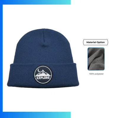 Ultra Budget Cuffed Beanie – Custom Embroidery & Patch Winter Hat | 100% Polyester Economy Series for Bulk Promotions