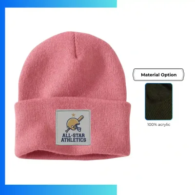 Value Acrylic Cuffed Beanie – Custom Embroidery & Patch Winter Hat | Economy Series for Corporate & Event Promotions