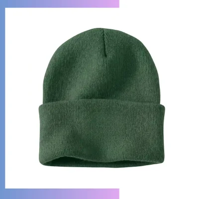 Economy Acrylic Cuffed Beanie | Custom Embroidery & Patch Logo Winter Hat