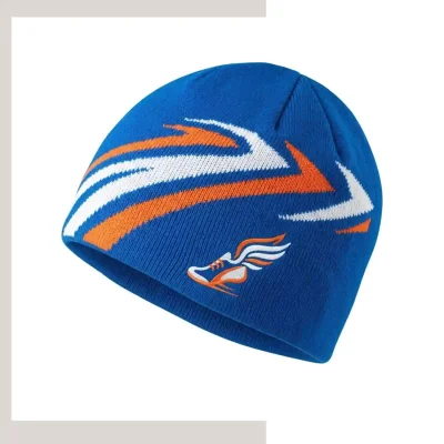 Custom Digital Printed Knitted Beanie – Full Color Edge-to-Edge Polyester Cuffed Hat