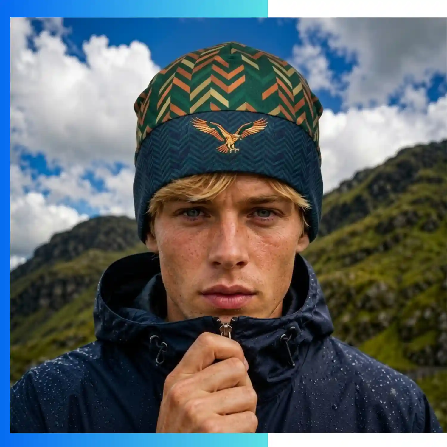 180GSM Heather Skull Cap – Custom Low Profile Beanie with Logo Printing Options - Image 2