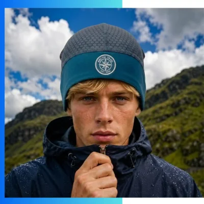 Alternative view of 180GSM 100% Cotton Skull Cap – Custom Breathable Low Profile Beanie with Logo Printing