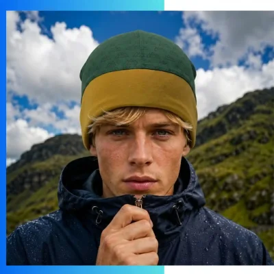 Alternative view of 230GSM Polar Fleece Skull Cap – Thermal Winter Beanie for Extreme Cold Weather