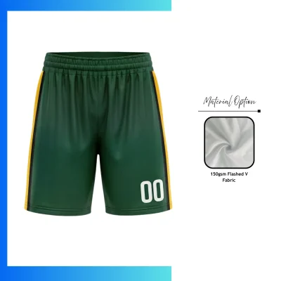 Women’s Custom Basketball Shorts With 150GSM Flashed V-Fabric